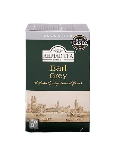 Produktbild: Ahmad Tea Earl Grey Schwarztee- Mischung mit Bergamotte, 2 g (20 Teebeutel)