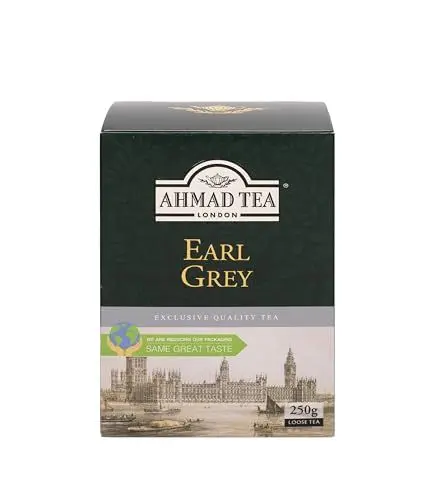 Produktbild: Ahmad Tea - Earl Grey - Schwarzer Assam & Ceylon Tee mit Bergamotte - Größere Teeblätter, Lose - 250g