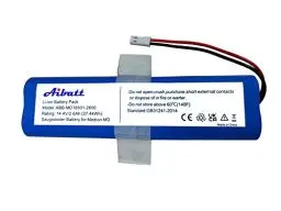 Produktbild: Aibatt Akku,37.44Wh Ersatzakku kompatibel mit Medion MD 18500, 18501, 18600 Staubsauger Home Cleaner Heimroboter(14,4V, 2600mAh,Li-Ion)