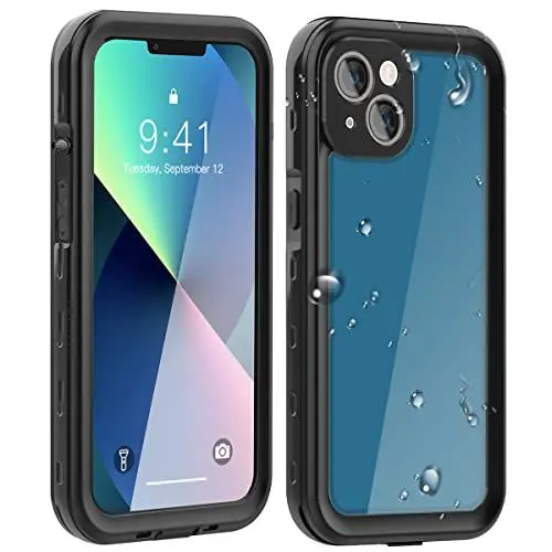 Produktbild: AICase für iPhone 13 Pro Wasserdicht Hülle,360 Grad Rundum Schutz mit Eingebautem Displayschutz IP68 Zertifiziert voll versiegelt wasserfeste handyhülle Outdoor Case für iPhone 13 Pro 6.1 Zoll