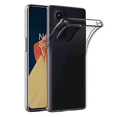 Produktbild: AICEK Kompatibel mit OnePlus 9 Hülle, Transparent Silikon Handyhülle für OnePlus 9 Hülle TPU Schutzhülle Bumper Crystal Clear Case