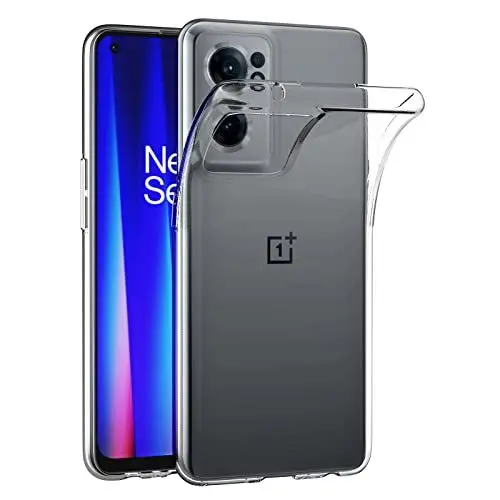 Produktbild: AICEK Kompatibel mit OnePlus Nord CE 2 5G Hülle, Transparent Silikon Handyhülle für OnePlus Nord CE 2 5G Hülle TPU Schutzhülle Bumper Crystal Clear Case