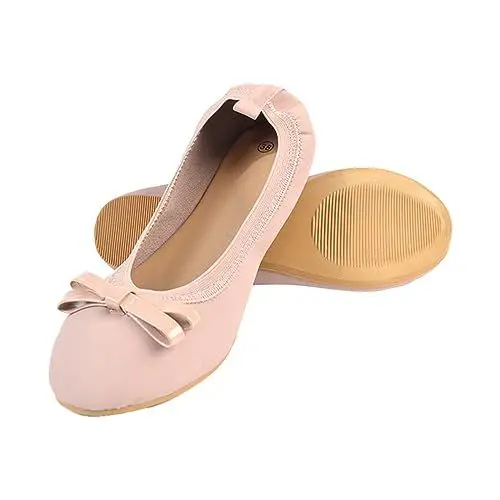 Produktbild: AIchenYW Damen Flache Schuhe in -Farbe Rückenfreie Flacher LäSsig Loafers Chic Unkompliziert Ballerinas Damen FüR Innen Und AußEn
