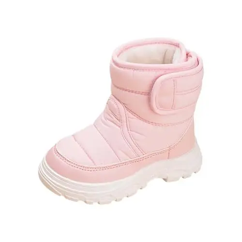Produktbild: AIchenYW Winterschuhe Kinder Schneestiefel Kinderstiefel Girls and Boys Children's Casual Shoes Mesh Soft Sole Breathable Sports Short Boots Kinder Winterstiefel Schneestiefel (Pink, 24 Toddler)