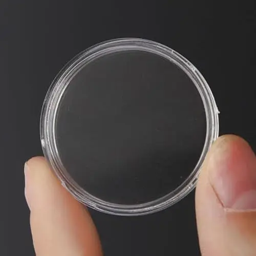 Produktbild: AIDNTBEO Münzsammeln, 100 Stück, 28 mm, Kunststoff, transparent, Schutzkapseln für Ihre wertvollen Münzen