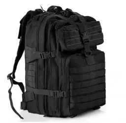 Produktbild: aiGear 45L Taktischer Rucksack/Militär Rucksack | Wasserdichter Große Kapazität | für Männer Frauen Outdoor Sport Trekking Wandern Reise Camping (Schwarz)