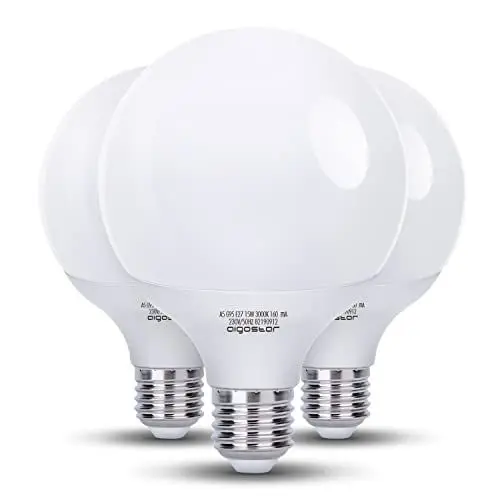 Produktbild: Aigostar LED Lampe E27 15W Glühbirne Ersetzt 99W Glühlampen, LED Glühbirne Globe G95, Warmweiß 3000K Leuchtmittel, 1500 Lumen, Energiespar 3 Stücke