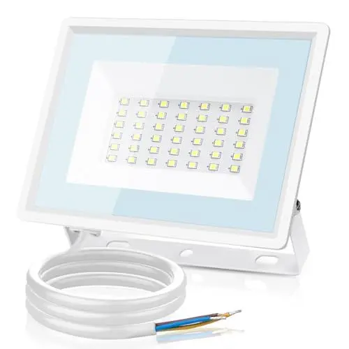 Produktbild: Aigostar LED Strahler Außen 20W,1650LM Superhell LED Fluter,IP65 Wasserdicht Außenstrahler,6500K Kaltes Weiß Scheinwerfer Wandleuchtefür Garten,Innenhöfe,Garage,Hotel