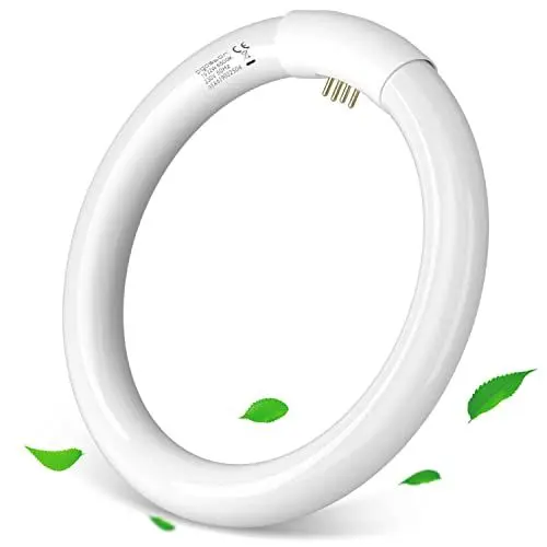 Produktbild: Aigostar - Leuchtstoffröhre Circular Runde Neonröhren T9 Lampe 21cm 22W Kaltweiß 6500K 1200lm G10Q-Sockel Fassung Hell Leuchtröhre für Ringlampe.
