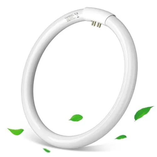 Produktbild: Aigostar - Leuchtstoffröhre Circular Runde Neonröhren T9 Lampe 30cm 32W Kaltweiß 6500K 2100Lm G10Q-Sockel Fassung Hell Leuchtröhre für Ringlampe.