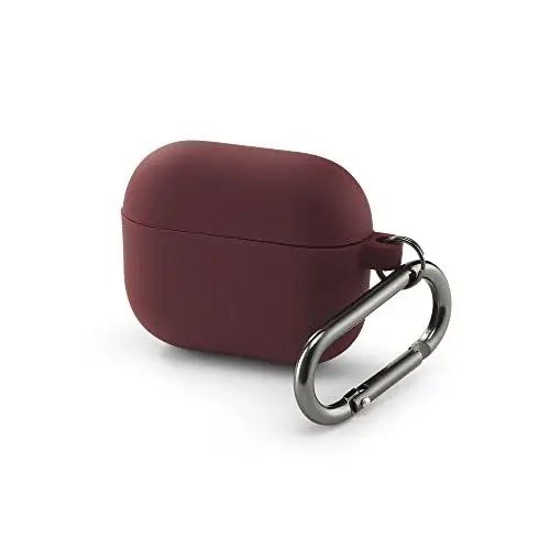 Produktbild: aiino Eco Hülle für AirPods 3 Gen, Hülle für AirPods aus 100% recyceltem Kunststoff, Umweltfreundlich, Kratzfest, Schlankes Profil, Schützt die AirPods und den Planeten, Bordeaux