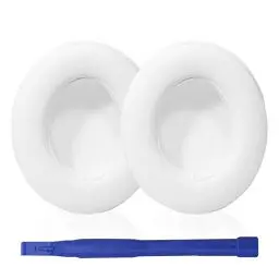 Produktbild: Aiivioll 1 Paar Ersatz-Ohrpolster Kompatibel mit Beats by Dr. DRE Studio 2.0 Wired/Wireless B0500/B0501 und Studio 3.0 Wired Kopfhörer Professional Ersatz-Ohrpolster (Weiß)