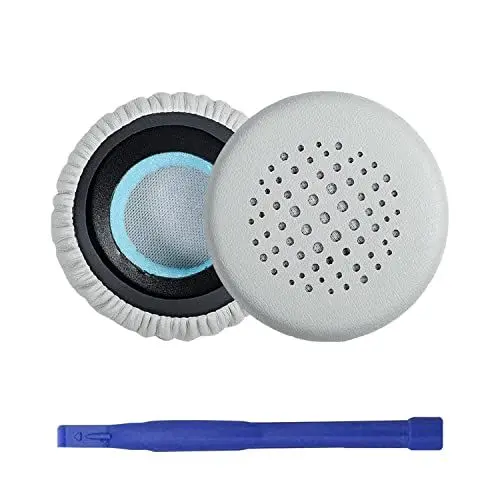 Produktbild: Aiivioll Ersatz Ohrpolster Kompatibel mit Jabra Evolve 20 20se 30 30II 40 65+ Kopfhörer Ohrpolster, Headset Ohrpolster Reparatur Teile （Perforiert grau）
