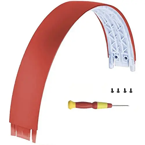 Produktbild: Aiivioll Solo 3 Stirnband Ersatz Solo 3 Wireless Ersatzteile Kopfhörer Kopfbügel Zubehör Teile Kompatibel mit Beats Solo3 /Solo 2 Wireless On-Ear Kopfhörer(Rot)