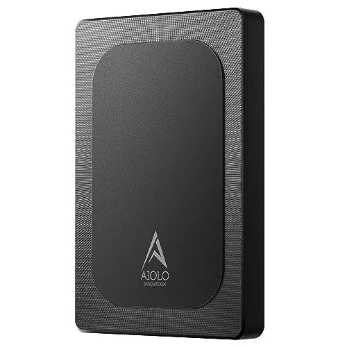 Produktbild: Aiolo Innovation Portable Externe Festplatte 500GB 2.5 Zoll HDD-USB 3.2 Gen 1 für PC, Laptop, PS4, Xbox, Wii u,kompatibel mit Mac und Windows