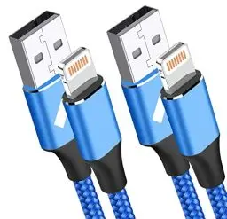 Produktbild: Aioneus iPhone Ladekabel, Lightning Kabel (2Pack 1M) Schnellladekabel iPhone Fast Lightning auf USB iPhone Kabel USB Ladekabel Kompatibel mit iPhone 14 13 12 11 Pro XS Max XR X 8 7 6 Plus 5s SE 2020.