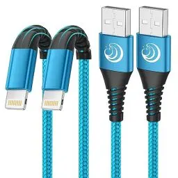 Produktbild: Aioneus iPhone Ladekabel, Lightning Kabel (2Pack 2M) Ladekabel iPhone Schnellladekabel MFi Zertifiziert USB auf Lightning Kabel für iPhone 14 Plus 13 Pro Max 12 Mini 11 Pro XS XR X 8 7 6 6s Plus 5 SE