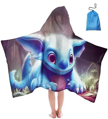 Produktbild: Aiorber Badeponcho Kinder,Superweiches Microfaser Kinderhandtuch Poncho für Jungen und Mädchen, Badetuch mit Kapuze und Strandtücher，Badeponcho Baby Kapuzenhandtuch 127x60cm