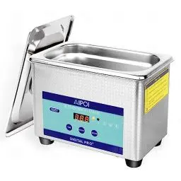 Produktbild: AIPOI Ultraschallreinigungsgerät Ultraschallreiniger 800ML, 35W Edelstahl Ultraschallgerät, 40KHz Ultraschallbad Reinigung für Schmuck, Brillen, Uhren, Zahnprothesen, Kleinteilen, Ultrasonic Cleaner