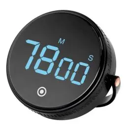 Produktbild: AiQInu Eieruhr Digital, Timer Küche, Küchentimer Magnetisch, Timer Digital, Küchenwecker, Kurzzeitmesser Digital, Countdown Timer Großes LED-Display, 3-stufige Lautstärke