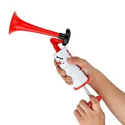 Produktbild: Air Horn, Handlufthupe Hand Air Horn Pumpe Handheld Luftdruck Fanfare Pumpe Handluftpumpenhupe Laut Sound Signalhorn Signal Gas Horn für Boote Autos Sportveranstaltungen