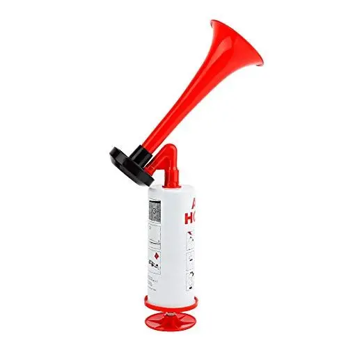 Produktbild: Air Horn Pumpe Handheld Aluminium + ABS Lauter Ton Hand Signal Horn Boot Sicherheit für Auto Marine Boot Sportveranstaltungen Camping Universal