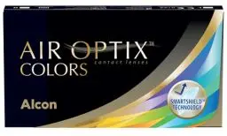 Produktbild: Alcon Air Optix Colors Gemstone Green farbige Monatslinsen weich | 2 Stück | BC 8.6 mm | DIA 14.2 mm | -00.00 Dioptrien