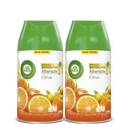 Produktbild: Air Wick Freshmatic Max Raumspray DUO – Nachfüller für den Air Wick Freshmatic Max – Duft: Citrus – 2 x 250 ml Nachfüller Raumduft und Lufterfrischer