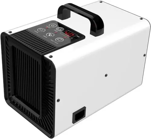 Produktbild: AIRAS Digitaler Ozongenerator & Negativer Ionen Generator 2-in-1 Luftreiniger 20.000mg/h, Ozonmaschine mit täglicher Zyklusfunktion, Rauchgeruchsentferner Geruchseliminator für Zuhause und Auto