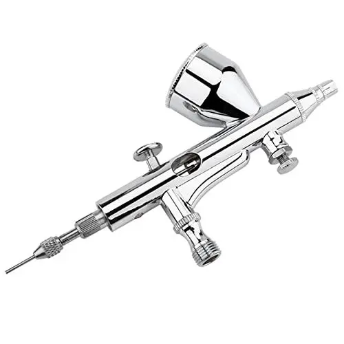 Produktbild: Airbrush Kit, Dual-Action Airbrush-Pistole mit 0,2mm/0,3mm/0,5mm Nadeln, Spritzpistole mit Arbeitsdruck von 15-50 psi, für Kuchenverzierung, Nageldesign und Modellbau