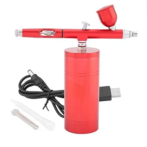 Produktbild: Airbrush-Pistole, Airbrush-Pistolen zum Malen, kompakter Double-Action-Auslöser, 0,3 mm Airbrush-Maschine für Kuchendekoration, Zeichnen von Tarnkonturen