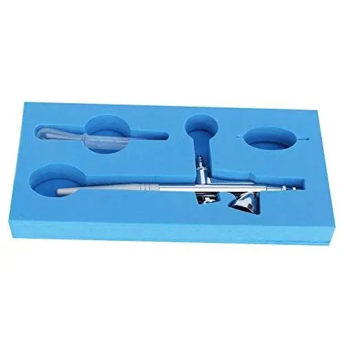 Produktbild: Airbrush-Trigger-Kit, G-136 Single-Action-Airbrush-Spritzpistole mit Schraubenschlüssel-Tropfer für Kunstmodell-Hobbymalerei(Kaliber 0,3 mm),Andere Farbbeschichtungen und Wandbehandlungen