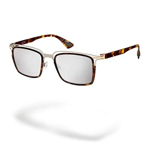 Produktbild: AirDP Style Men's Palawan Sunglasses, C1 Shiny Brush Silver, 52