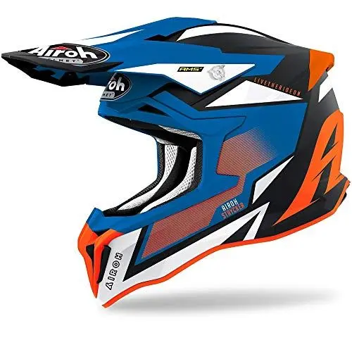 Produktbild: Airoh Helmet Striker Axe Orange/Blue Matt S