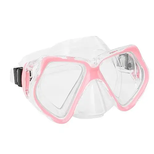 Produktbild: Airshi Taucherbrille, Starker Schutz, Anti-Beschlag-Schwimmbrille, Einfache Verwendung für Unterwasseraktivitäten (Rosa)