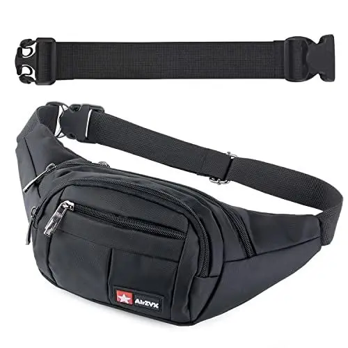 Produktbild: AirZyx wasserdichte Bauchtasche Geeignet für Reise, Sport & alle Outdoor Aktivitäten, Hüfttasche für Damen und Herren, Bauchtasche Wasserdicht Hüfttaschen für Running …