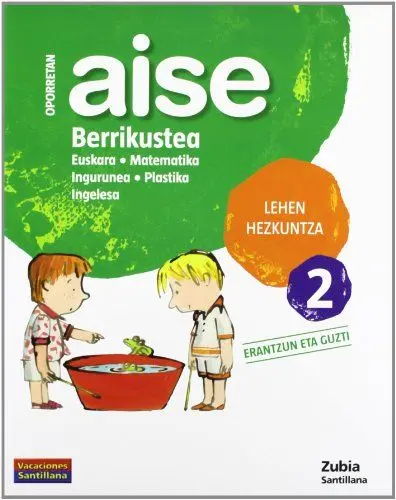 Produktbild: Aise Berrikustea, 2 Lehen Hezkuntza. Erantzun eta guzti. Oporretan