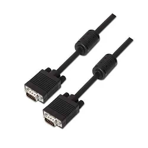 Produktbild: AISENS Cable Con FERRITA SVGA HDB15 15M Negro Macho A Macho A113-0075
