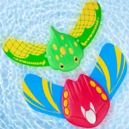 Produktbild: AIZHAZHA 2 Stück Unterwasser Glider, Tauchspielzeug für Kinder Pool, Teufel Fisch Tauchtiere für Kinder Wasserspielzeug, Schwimmbad Spielzeug Pool, Wasser Spielzeug Fische, Badewannenspielzeug