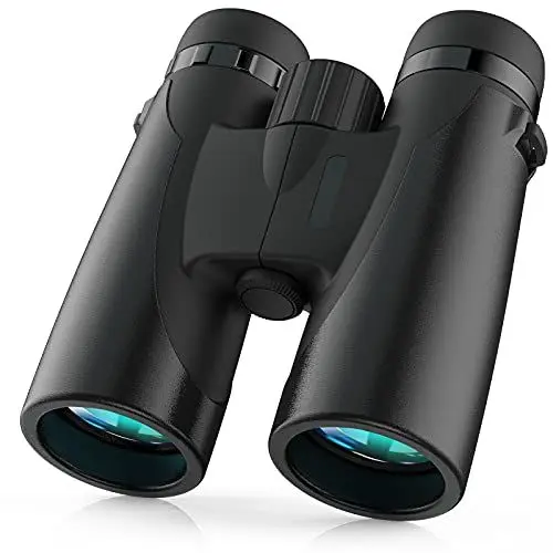 Produktbild: Akake Fernglas, 12 x 42 Fernglas für Erwachsene, Vogelbeobachtung, Jagd, kompakt, wenig Licht, Nachtsicht, BAK4 Prisma FMC Objektiv