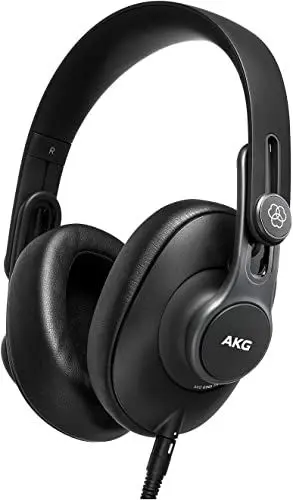Produktbild: AKG K361 Studio-Kopfhörer, geschlossenes Over-Ear-Design für professionelle Performance, leicht und faltbar mit 3-Positions-Scharnieren, hochwertige isolierende Ohrpolster