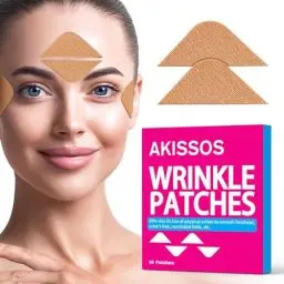 Produktbild: Akissos Falten Pflaster Gesicht - 80 Stück Zornesfalte Pflaster Anti Falten Pflaster Anti Wrinkle Patches für Stirn 11's Augen Lächelnde Linie - Face Lifting Tape Verwendung über Nacht