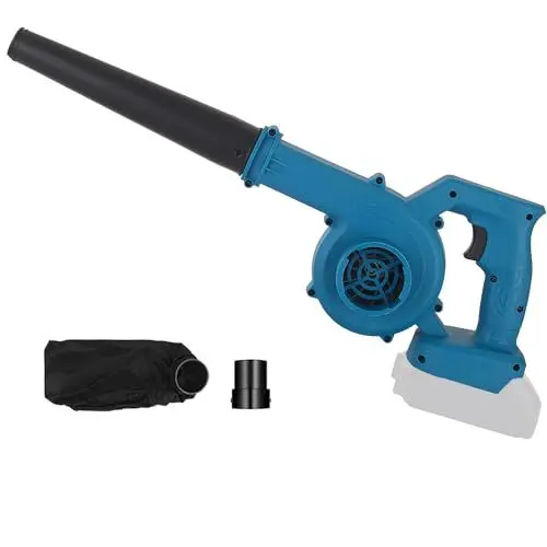 Produktbild: Akku Laubbläser für Makita 18V,98km/h Akku Gebläse,Luftstrom 2,6m³/min,Elektrischer Hand-Laubbläser Akku Gebläse, 2-in-1 Elektrischer Laubsauger/Laubbläser zum Blasen, Saugen und Laubblasen(Ohne Akku)
