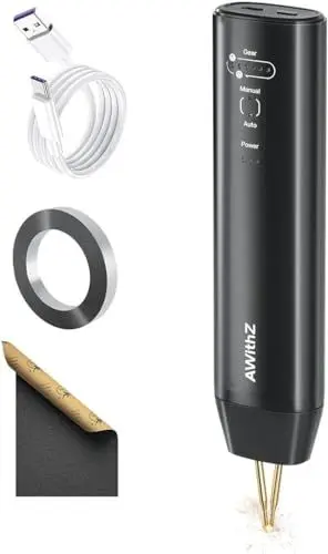 Produktbild: Akku Punktschweißgerät,AWithZ 2 in 1 Punktschweißgerät, automatisch und manuell, 11 einstellbare Zahnräder für DIY-Akkupacks