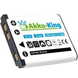 Produktbild: Akku kompatibel mit Pentax D-Li63 - Li-Ion 720mAh - für Optio L30, L40, M30, M40, T30, V10, W30, D-Li108