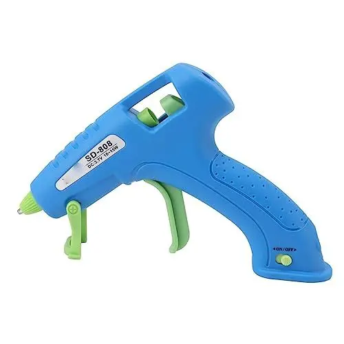 Produktbild: Akku-Heißklebepistole, ABS-Mini-Handklebepistole, USB-wiederaufladbare DIY-Löt-Bonding-Kits mit Unabhängigem Schalter, Schnelle Kleberabgabe