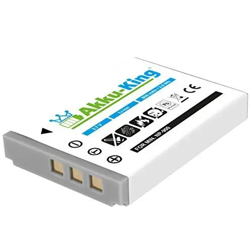 Produktbild: Akku-King Akku kompatibel mit Minolta, Kyocera NP-900 - BenQ, Rolei 02491-0015-00 BATS4 02491-0037-00 - Li-Ion 800mAh