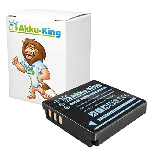 Produktbild: Akku-King Akku kompatibel mit Ricoh DB-60, DB-65, BJ-6 - Li-Ion 1250mAh - für Caplio G600, GR Digital, GR Digital II, GR, GX100, GX200, R3, R30, R4, R4