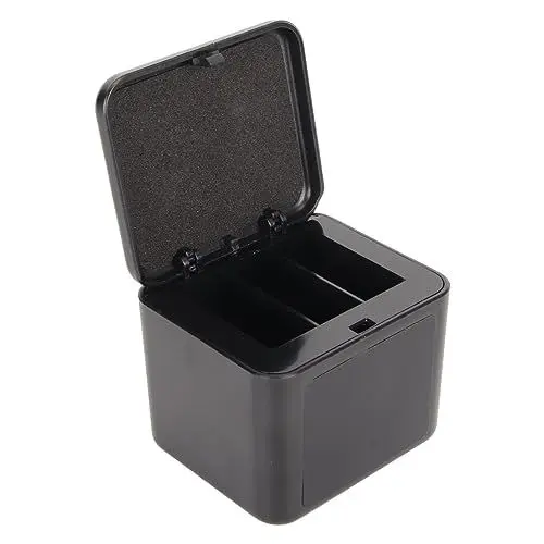 Produktbild: Akkuladegerät für 11 10 9 Sportkamera, USB 5V Mehrfachschutz, Dreifache Aufladung, Kamera-Akkuladegerät Unterstützt Leistungsanzeige