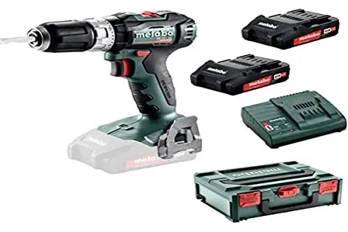 Produktbild: Metabo SB 18 L BL Akku Schlagbohrmaschine mit 2x Akku 2, 0 Ah und Ladegerät im Koffer